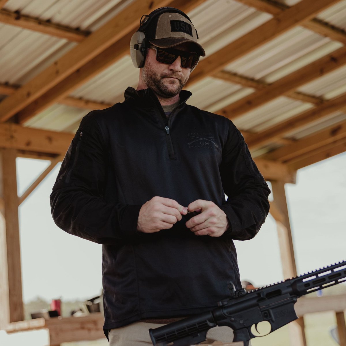 Tactical 1/4 Zip Pullover 2.0 - Black