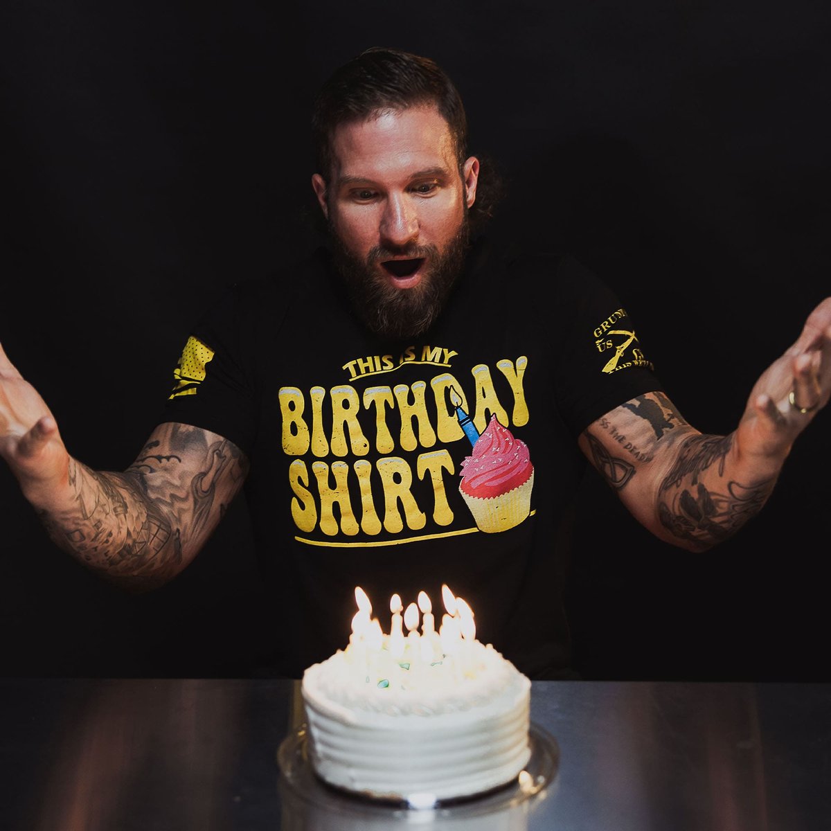 This Is My Birthday Shirt - Black