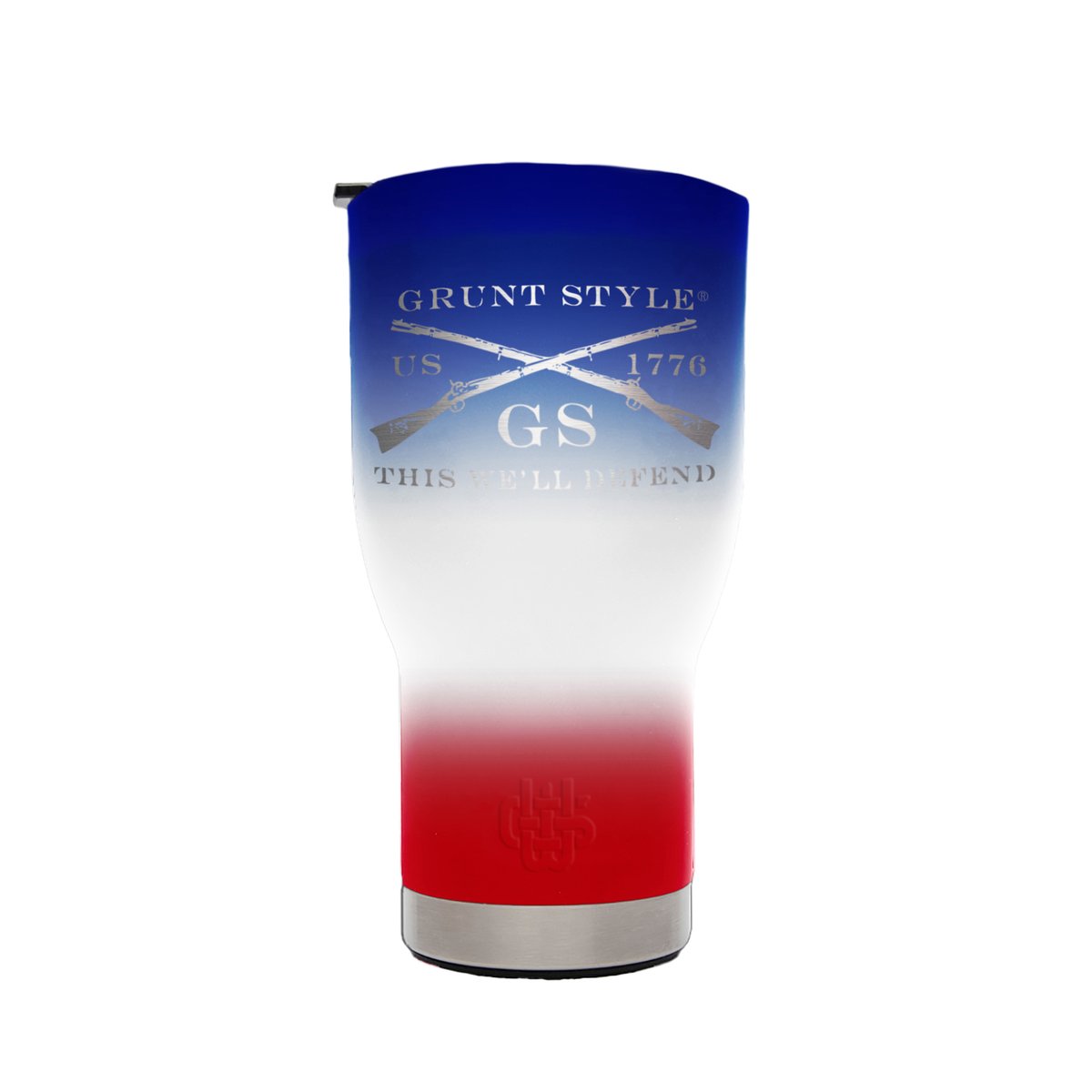 GS red white and blue stainless tumblers